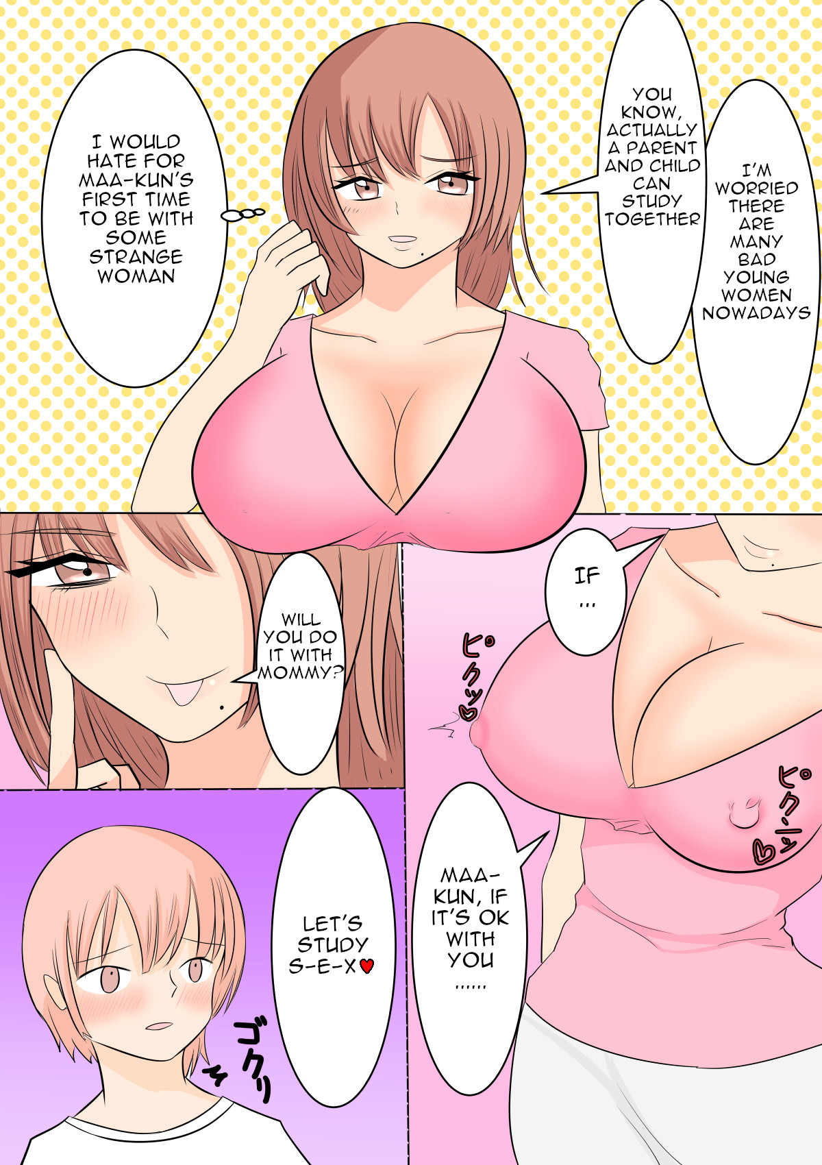 Hentai Manga Comic-Easygoing Lovey-Dovey Sex Education With My Beloved Soft and Fluffy Mommy-Read-4